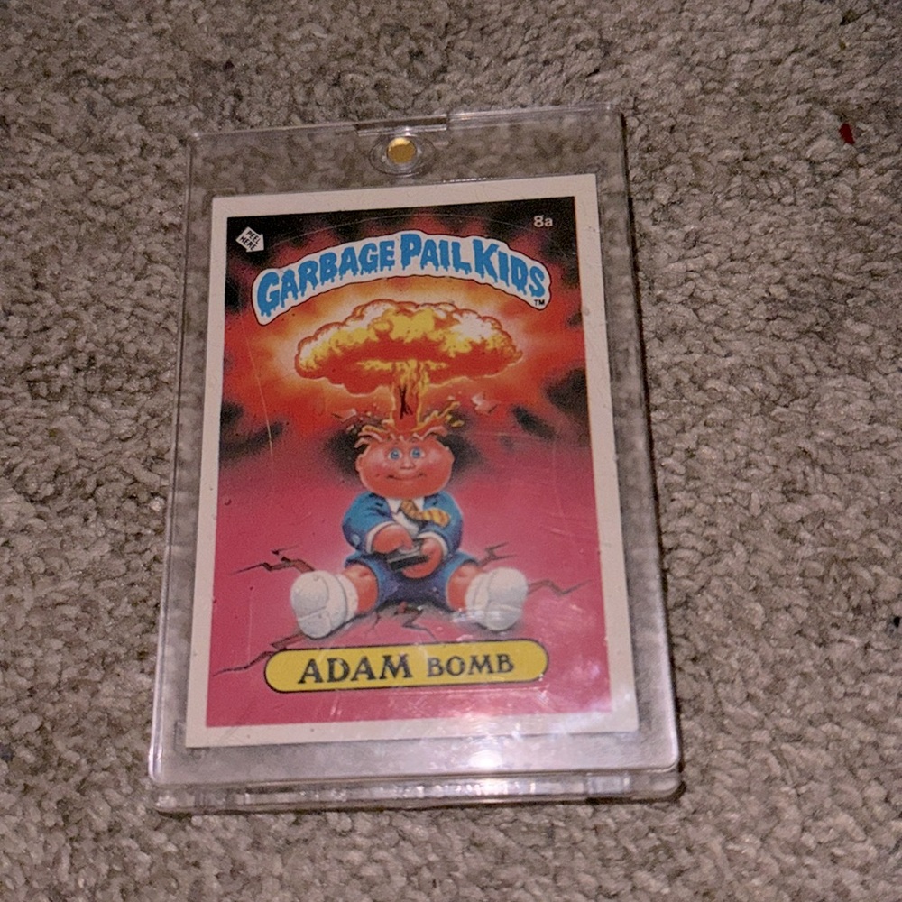 Garage Pail Kids *1985, 86, and 87 Mint to Near Mint Lot including the Adam bomb
